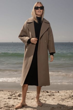 Abrigo Largo de Lana