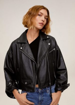 Chaqueta de Cuero Sintético