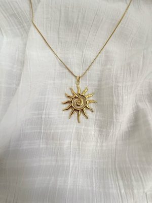 Collar Sol- Collar fino colgante