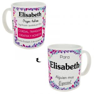 Taza personalizada - Nombre Elisabeth