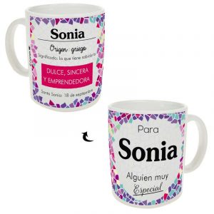 Taza personalizada - Nombre Sonia