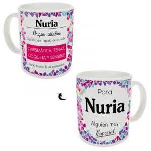 Taza personalizada - Nombre Nuria