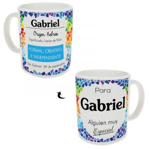 Taza personalizada - Nombre Gabriel