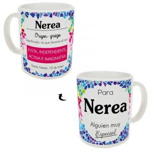 Taza personalizada - Nombre Nerea