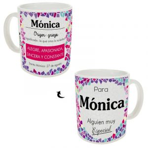 Taza personalizada - Nombre Monica