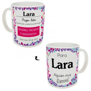 Taza personalizada - Nombre Lara