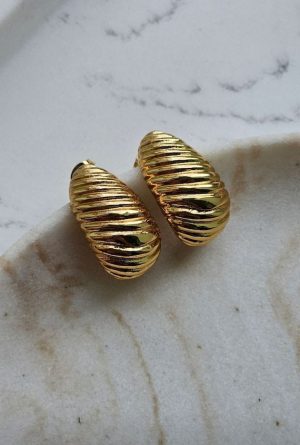 Pendientes acero - Forma caracol