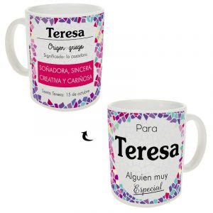 Taza personaliza - Nombre Teresa