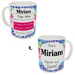 Taza personalizada - Nombre Miriam