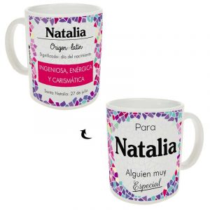 Taza personalizada - Nombre Natalia