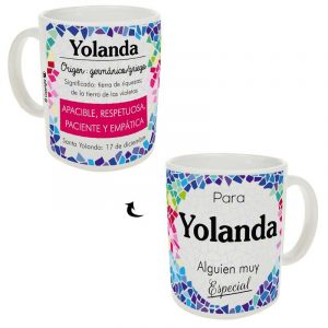 Taza personalizada - Nombre Yolanda