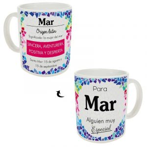 Taza personalizada - Nombre Mar