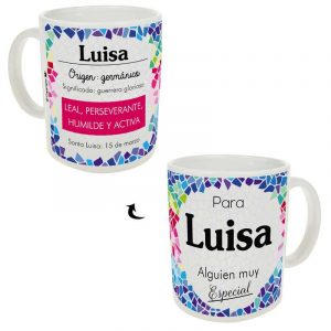 Taza personalizada - Nombre Luisa
