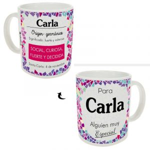 Taza personalizada - Nombre Carla
