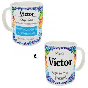 Taza personalizada - Nombre Victor