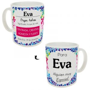 Taza personalizada - Nombre Eva